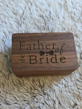 Father Of The Bride Cufflinks & Tie Clip